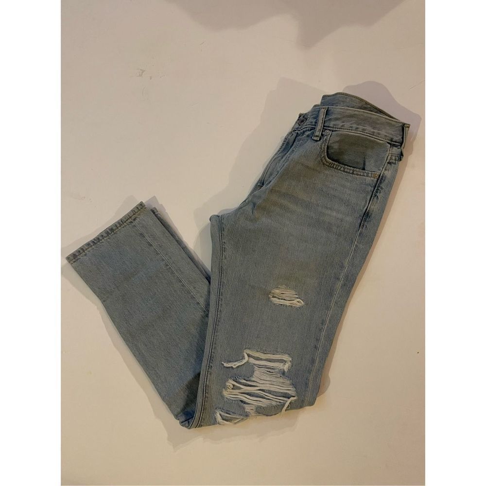 Abercrombie & Fitch Distressed Denim Jean